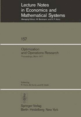 Optimization and Operations Research 1