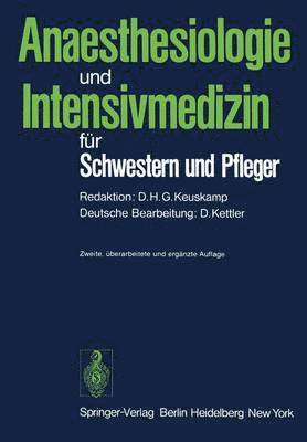 bokomslag Anaesthesiologie und Intensivmedizin fr Schwestern und Pfleger