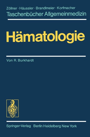 R. Burkhardt - Hämatologie, Häftad