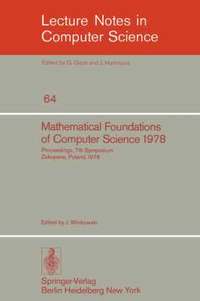 bokomslag Mathematical Foundations of Computer Science 1978