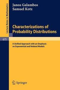 bokomslag Characterizations of Probability Distributions.