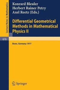 bokomslag Differential Geometrical Methods in Mathematical Physics II