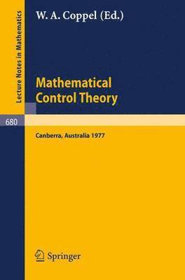 Mathematical Control Theory 1