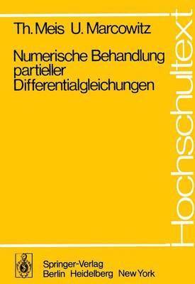 bokomslag Numerische Behandlung partieller Differentialgleichungen