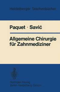 bokomslag Allgemeine Chirurgie fr Zahnmediziner