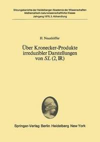 bokomslag ber Kronecker-Produkte irreduzibler Darstellungen von SL (2, ?)