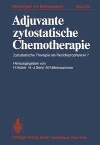 bokomslag Adjuvante zytostatische Chemotherapie