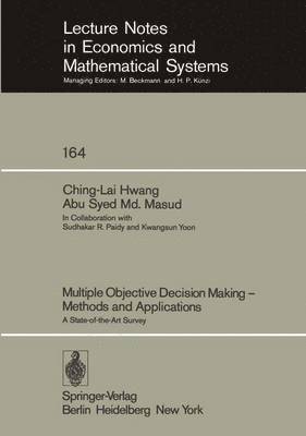bokomslag Multiple Objective Decision Making - Methods and Applications
