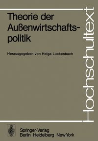 bokomslag Theorie der Auenwirtschaftspolitik