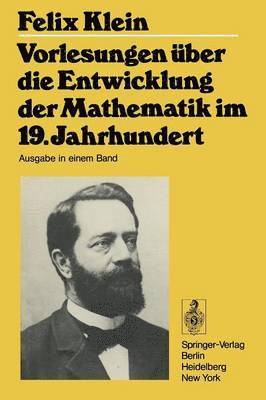 bokomslag Vorlesungen ber die Entwicklung der Mathematik im 19. Jahrhundert