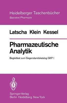 Pharmazeutische Analytik 1