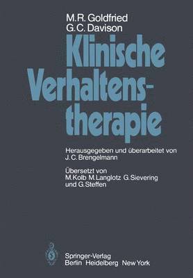 bokomslag Klinische Verhaltenstherapie