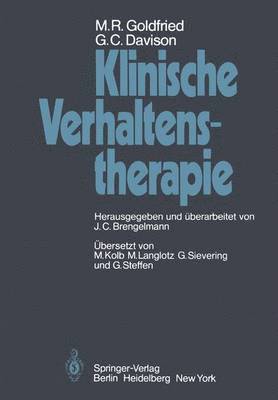 bokomslag Klinische Verhaltenstherapie