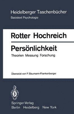 Julian B. Rotter, D.J. Hochreich, D. J. Hochreich - Persönlichkeit, Häftad
