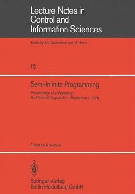 Semi-Infinite Programming 1