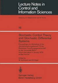 bokomslag Stochastic Control Theory and Stochastic Differential Systems