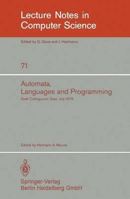 H. A. Maurer - Automata, Languages, and Programming, Häftad