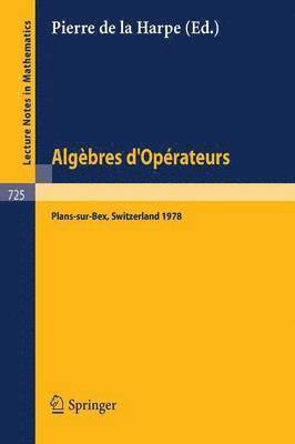 Algebres d'Operateurs 1
