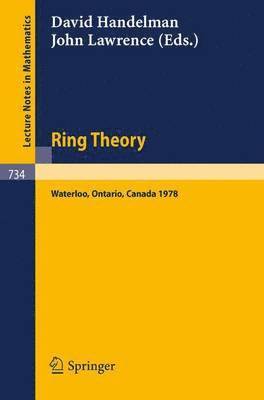 Ring Theory, Waterloo 1978 1