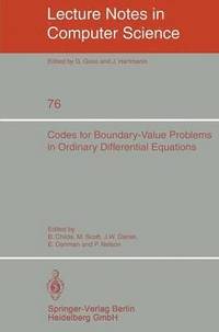 bokomslag Codes for Boundary-Value Problems in Ordinary Differential Equations