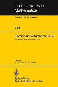 bokomslag Combinatorial Mathematics VI