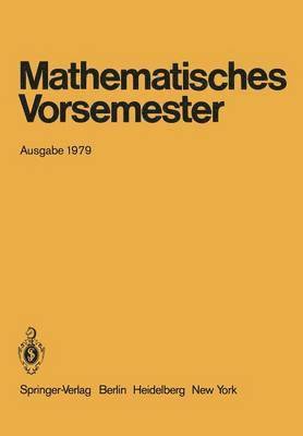 bokomslag Mathematisches Vorsemester