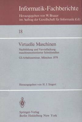 H.J. Siegert, H. J. Siegert - Virtuelle Maschinen, Häftad