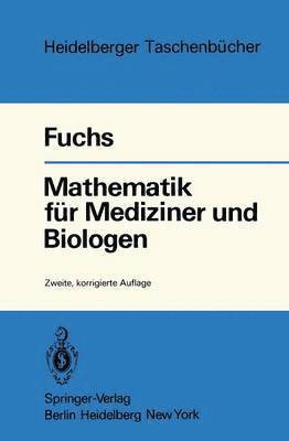 bokomslag Mathematik für Mediziner und Biologen