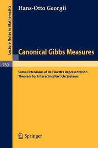 bokomslag Canonical Gibbs Measures