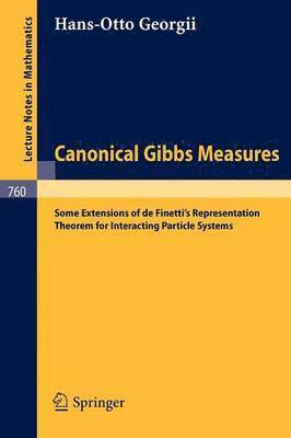 Canonical Gibbs Measures 1