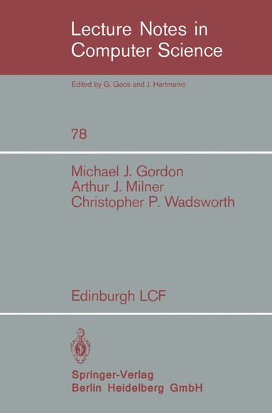 M. Gordon, R. Milner, C.P. Wadsworth - Edinburgh LCF, Häftad