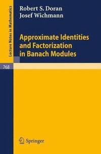 bokomslag Approximate Identities and Factorization in Banach Modules