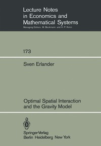 bokomslag Optimal Spatial Interaction and the Gravity Model