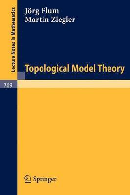 bokomslag Topological Model Theory