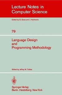 bokomslag Language Design and Programming Methodology