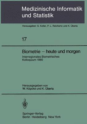 bokomslag Biometrie - heute und morgen