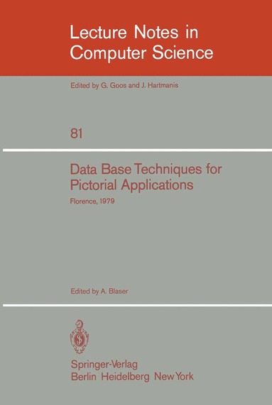 bokomslag Data Base Techniques for Pictorial Application