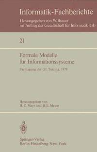 bokomslag Formale Modelle fr Informationssysteme