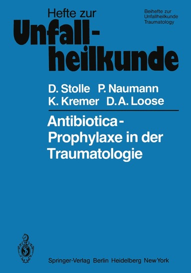 bokomslag Antibiotica-Prophylaxe in der Traumatologie