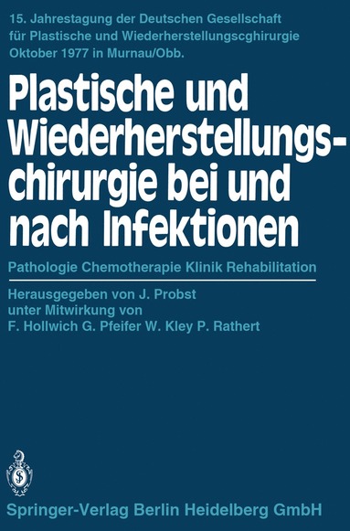 bokomslag Plastische und Wiederherstellungschirurgie bei und nach Infektionen