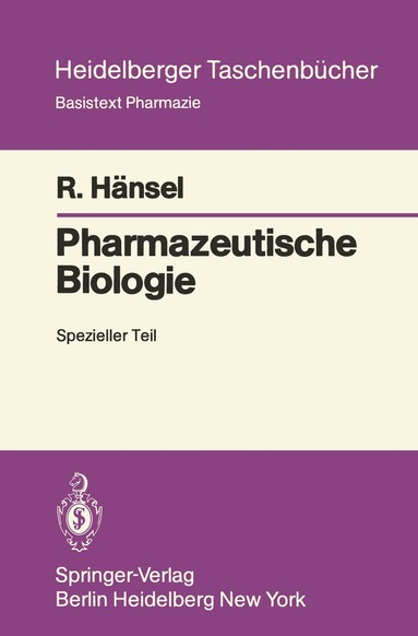 bokomslag Pharmazeutische Biologie