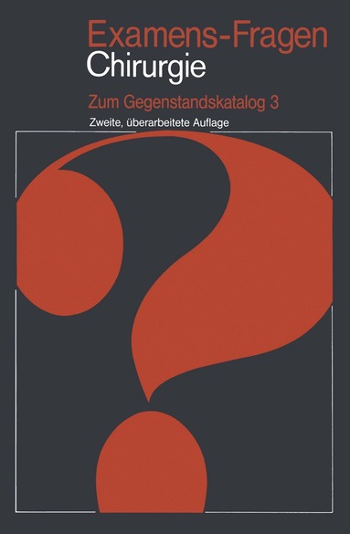 J. Heinzler, E. Kasperek, F. Schön, J. Heinzler, E. Kasperek - Examens-Fragen Chirurgie, Häftad