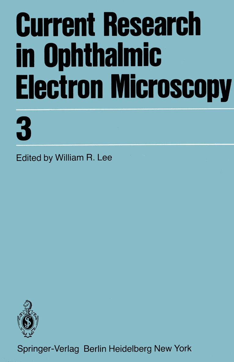 W. B. Lee - Current Research in Ophthalmic Electron Microscopy, Häftad
