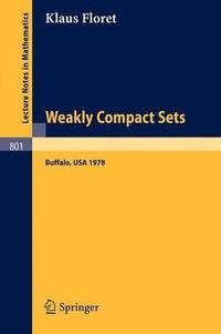 bokomslag Weakly Compact Sets