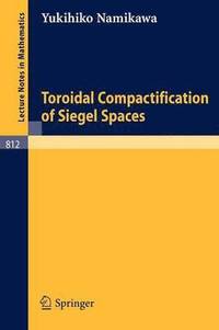 bokomslag Toroidal Compactification of Siegel Spaces