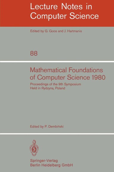 bokomslag Mathematical Foundations of Computer Science 1980