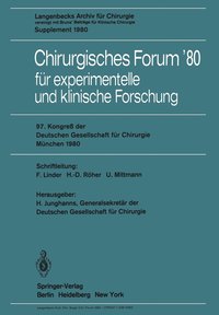 bokomslag Chirurgisches Forum80