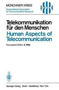 bokomslag Telekommunikation fr den Menschen / Human Aspects of Telecommunication