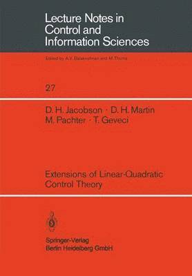 bokomslag Extensions of Linear-Quadratic Control Theory