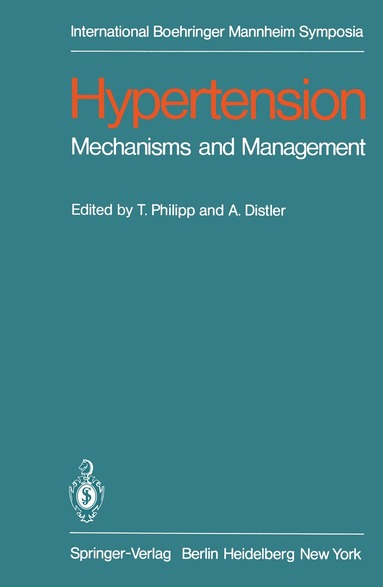 A. Distler, T. Philipp - Hypertension: Mechanisms and Management, Häftad
